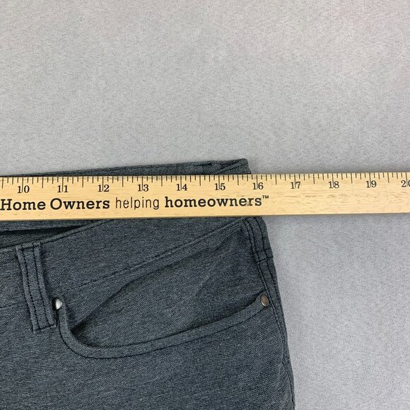 Lululemon Mens 31 Gray Heathered Chino ABC Pant Skinny Tech Canvas Tapered 31x34 - Picture 4 of 10